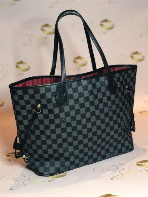 lv black neverfull bag|louis vuitton neverfull price list.